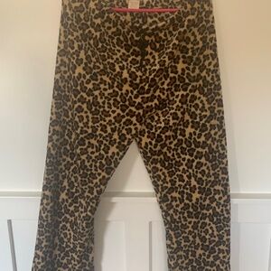 Leopard pajama pants